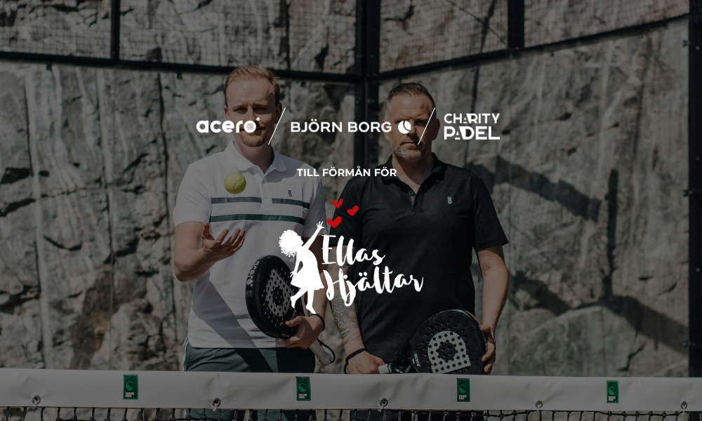 Acero Padel supports Ellas Hjältar