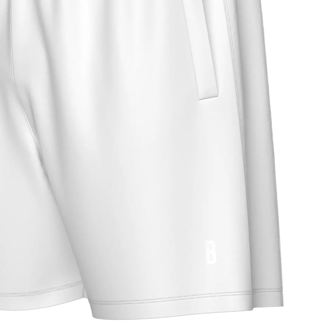 Ace 9’ Shorts - White