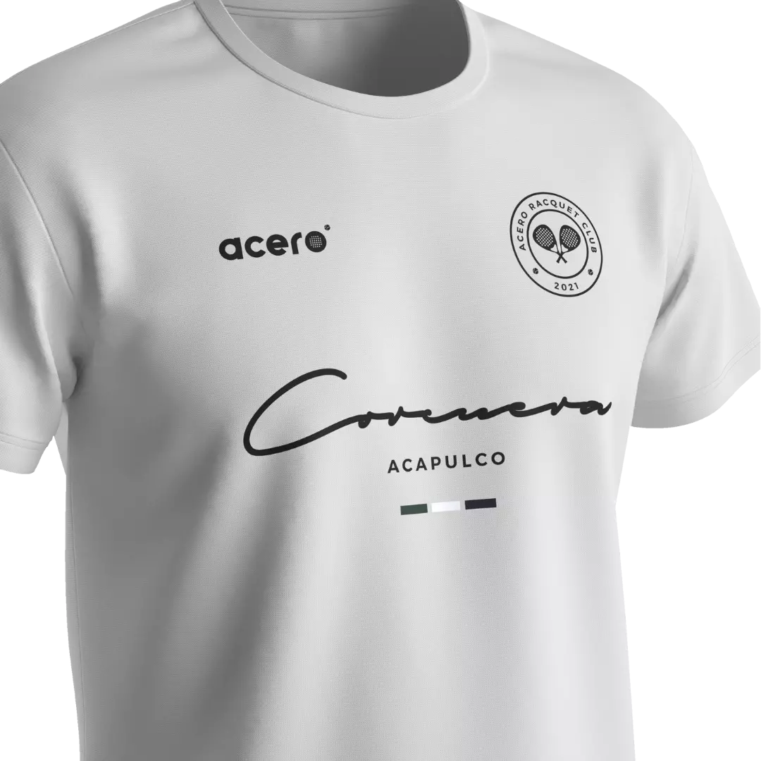 Ace T-Shirt Stripe - White
