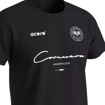 Ace T-Shirt Stripe - Black